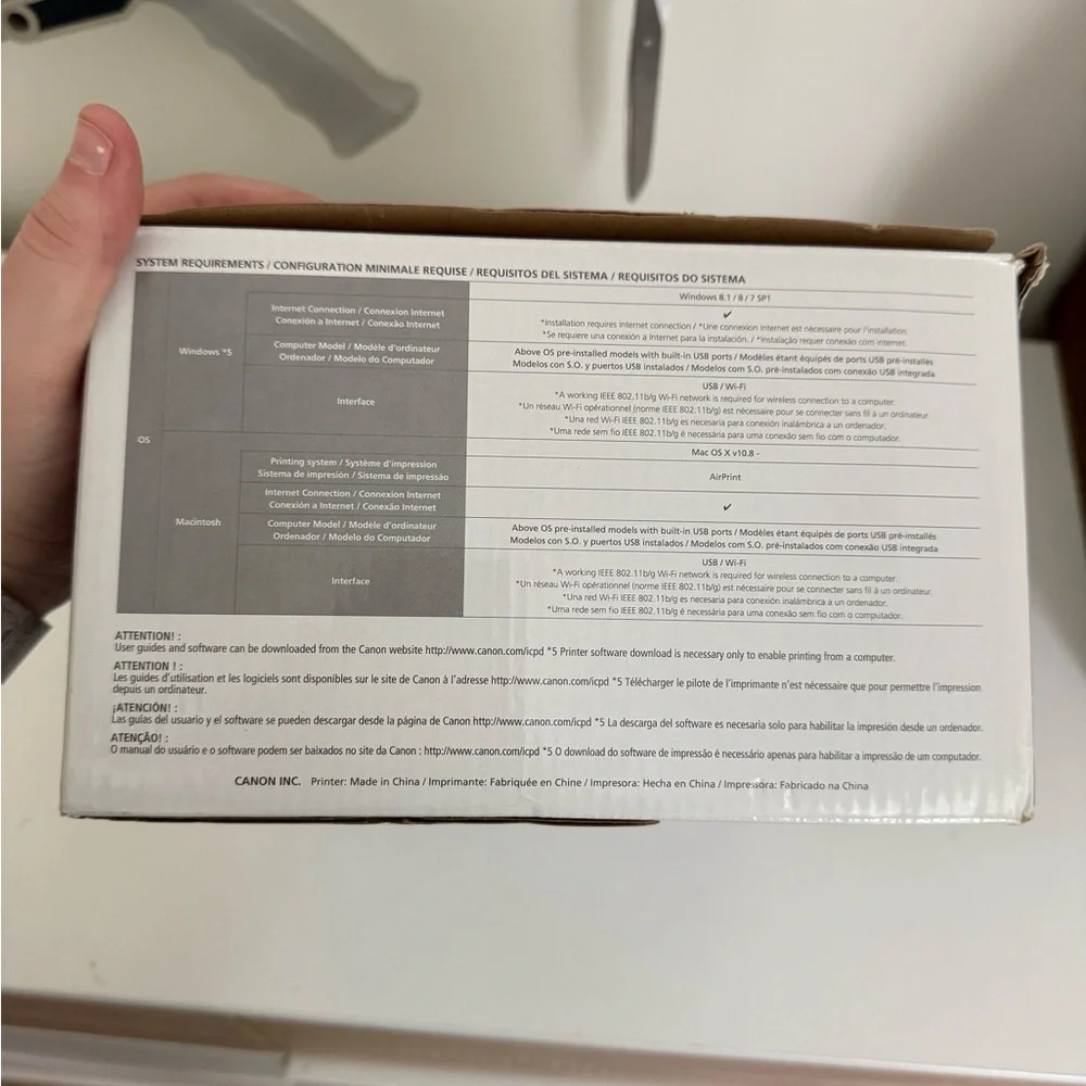 Canon 0599C001 Selphy CP1200 Black Wireless Color Photo Printer - Picture 11 of 12